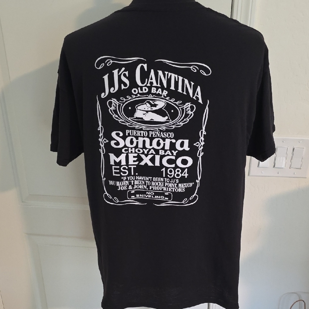 JJ's Cantina Black Graphic Men's Tee - Picture 3 of 3